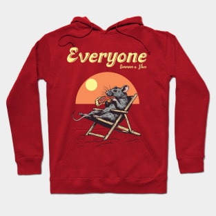 Pizza rat Everyone deserves a slice Hoodie